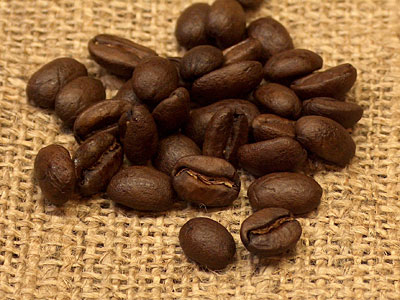 Ger�stete Kaffeebohnen