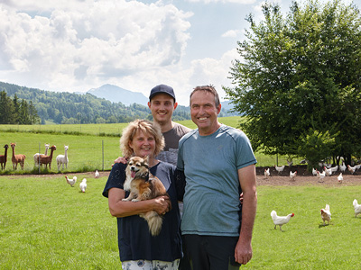 © Feneberg/Bio mit Gesicht Betriebs Familie